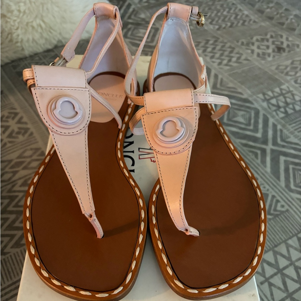 Moncler Tan Sandals